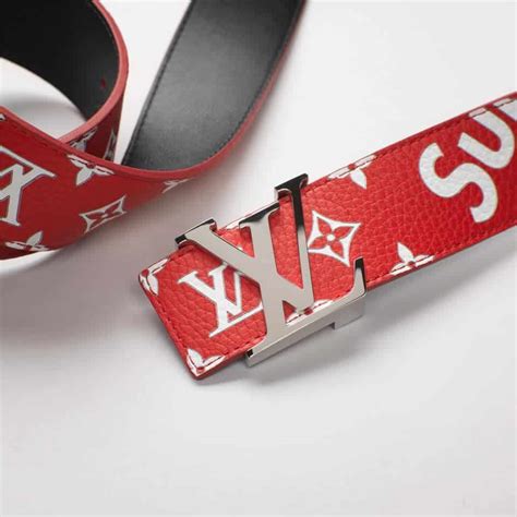 supreme loui vuitton belt fake|louis vuitton supreme monogram.